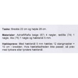 "Rania" hat og taske