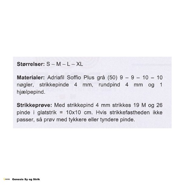 "Skye" bluse og trklde