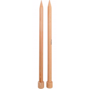 KnitPro Jumperpind i poleret naturtr - 20 mm