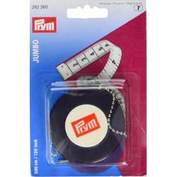 M�leb�nd til 300 cm. / 120 inch. - rulles ind med tryk p� en knap.