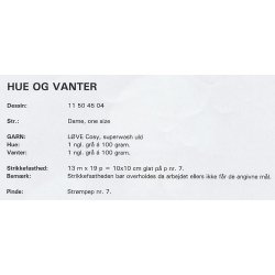 Hue og vanter