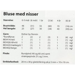 Bluse med nisser