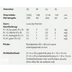 Sweater med mnstret brestykke til herrer