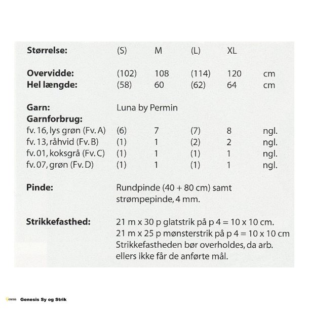 Sweater med mnstret brestykke til herrer