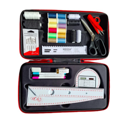 U Dazzle Fashion Ruler - linealen til mling af hoftekurve, franskkurve, skulderkurve og L - vinkel