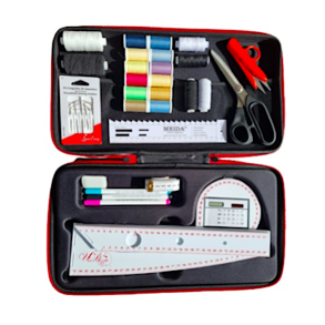 U Dazzle Fashion Ruler - linealen til mling af hoftekurve, franskkurve, skulderkurve og L - vinkel