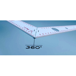 U Dazzle Fashion Ruler - linealen til mling af hoftekurve, franskkurve, skulderkurve og L - vinkel