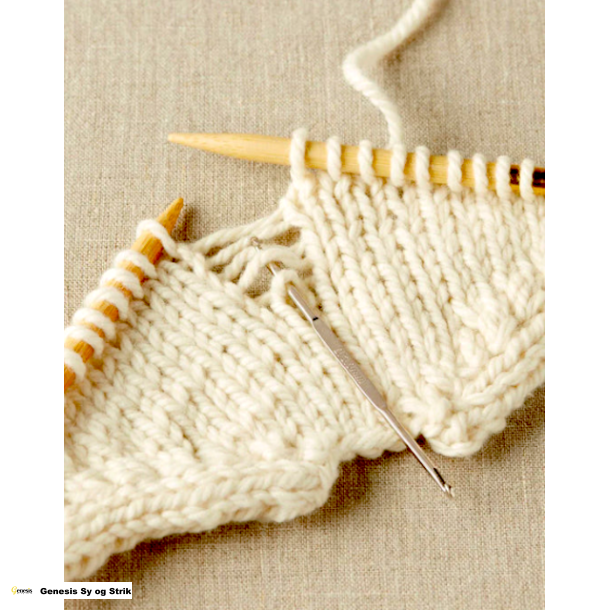 Dobbelt hklenl til at samle masker op og klare mange reparationer p dit strik