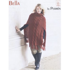 Poncho med snoninger