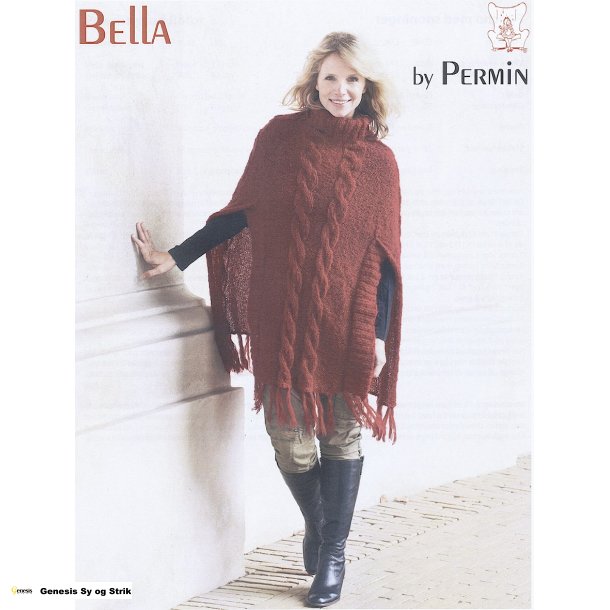 Poncho med snoninger