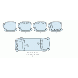 Dkkeservietter, bordlbere