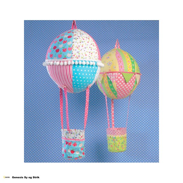 Puf og luftballon dekoration