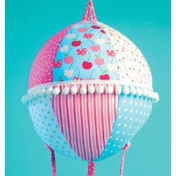 Puf og luftballon dekoration