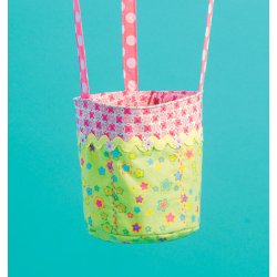 Puf og luftballon dekoration