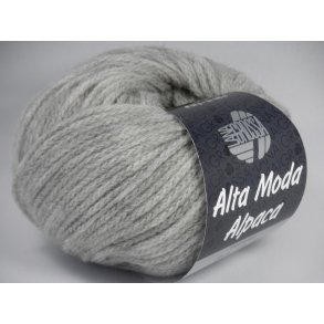 Alta Moda Alpaca - Grge / Lys grmeleret
