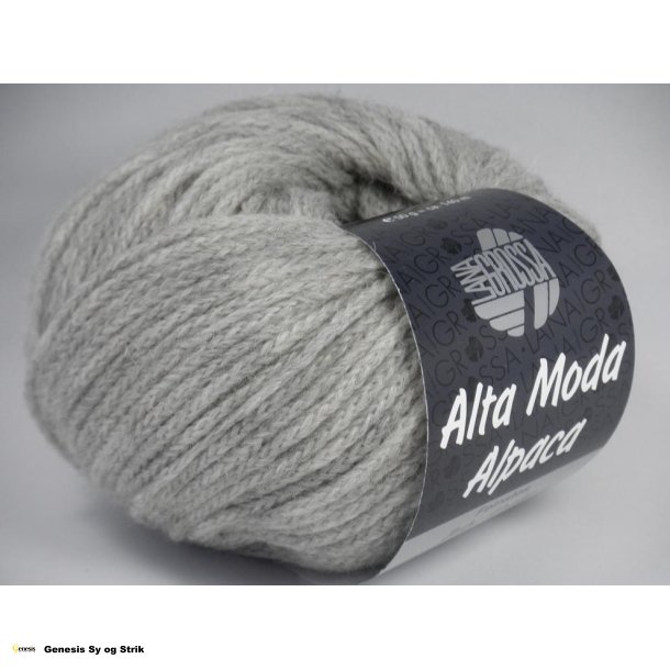 Alta Moda Alpaca - Grge / Lys grmeleret