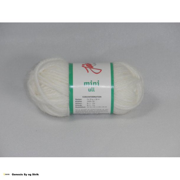 Mini Ull - Hvid