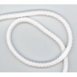 Anoraksnor elastisk Hvid