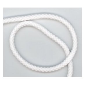 Anoraksnor elastisk Hvid