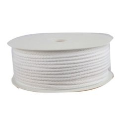 Anoraksnor elastisk Hvid