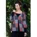 Bred Cardigan med felter
