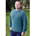 Herrebluse med striber i vrang