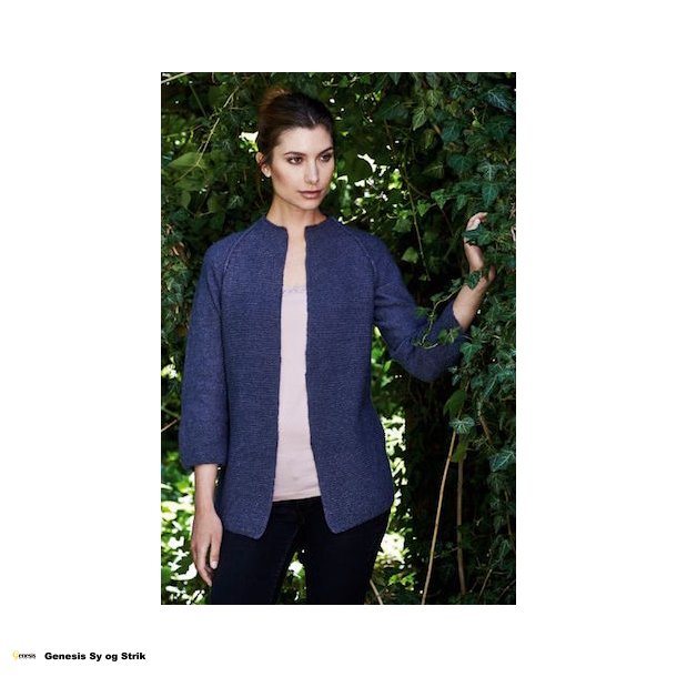 Cardigan i retstrik