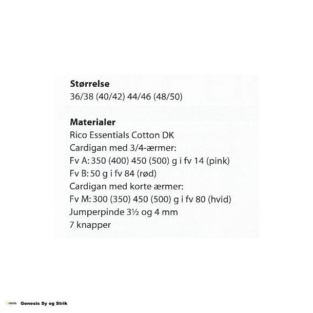 Cardigan med korte eller 3/4 - rmer