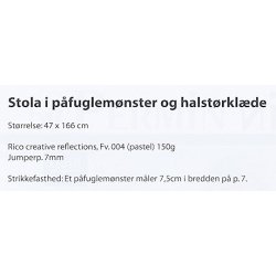 Stola i pfuglemnster og halstrklde