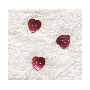 Perlemor hjerte - Pink