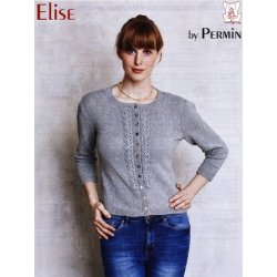 Trje med blondekant og 3/4 - lange rmer