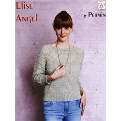 Kort sweater i luftige tern