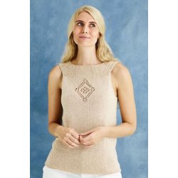 Sommertop med lille hulmnster