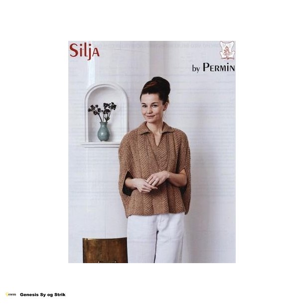 Mini Poncho med relief mnster