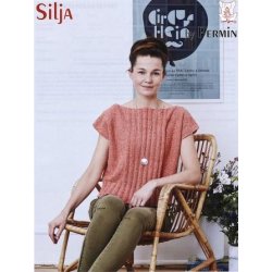 Bluse med rib-effekt