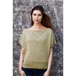 Bluse m/mnster i spids