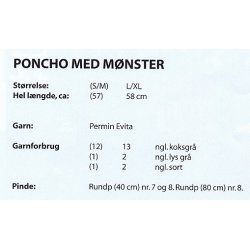 Poncho med mnster