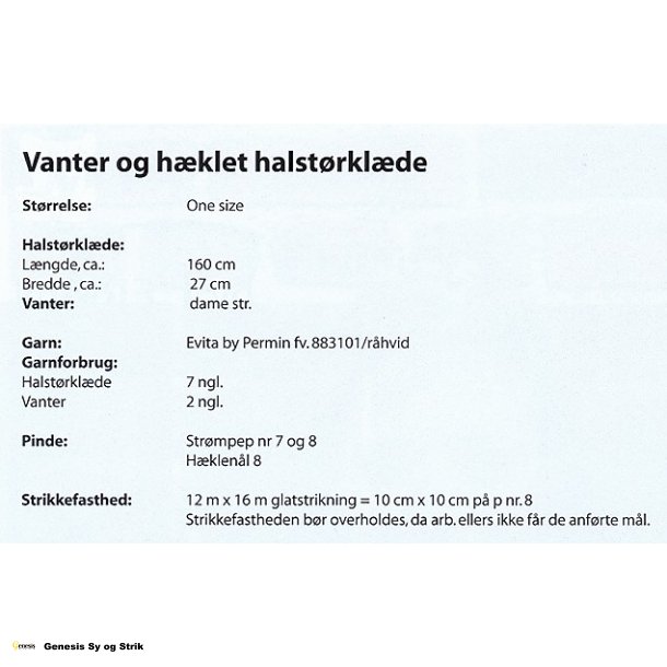 Vanter og hklet halstrklde