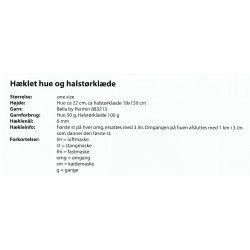 Hklet hue og halstrklde