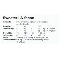 Sweater i A - facon