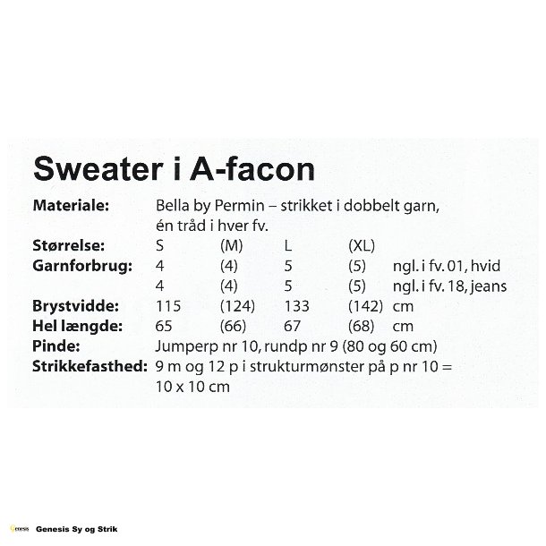 Sweater i A - facon