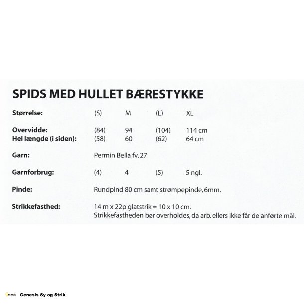 Spids med hullet brestykke