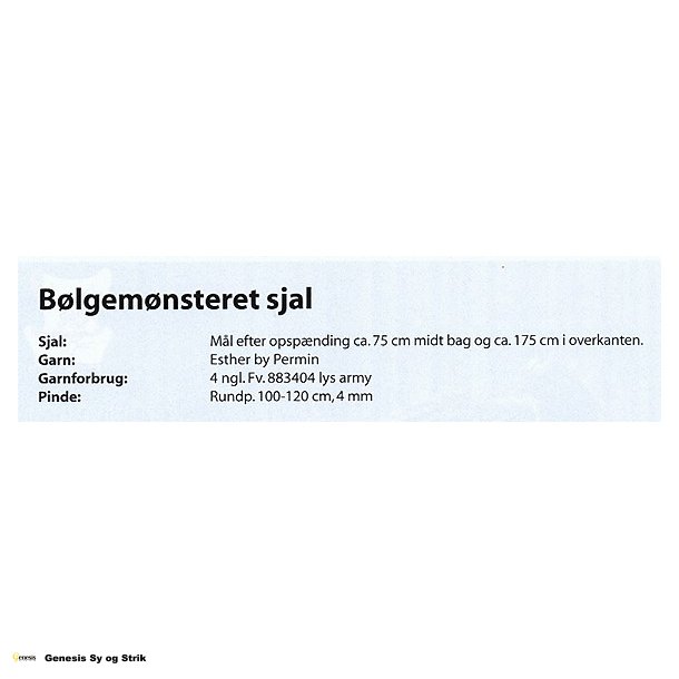 Blgemnsteret sjal