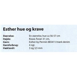 Esther hue og krave