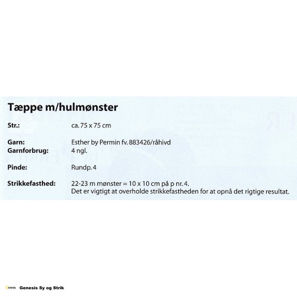 Esther Babytppe m/hulmnster