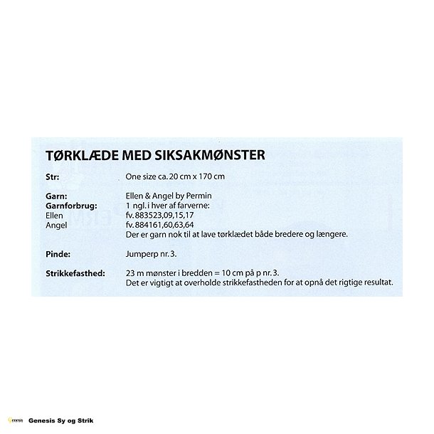 Trklde med siksakmnster