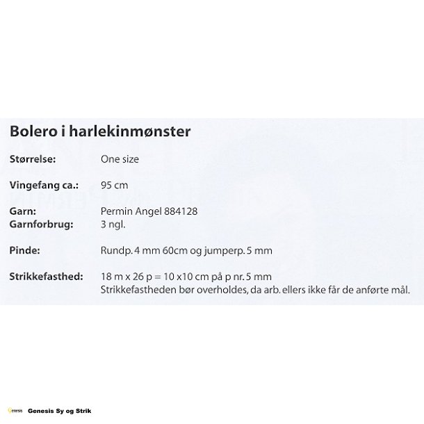 Bolero i harlekinmnster