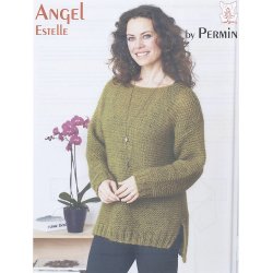 Letstrikket storsweater i retstrikning