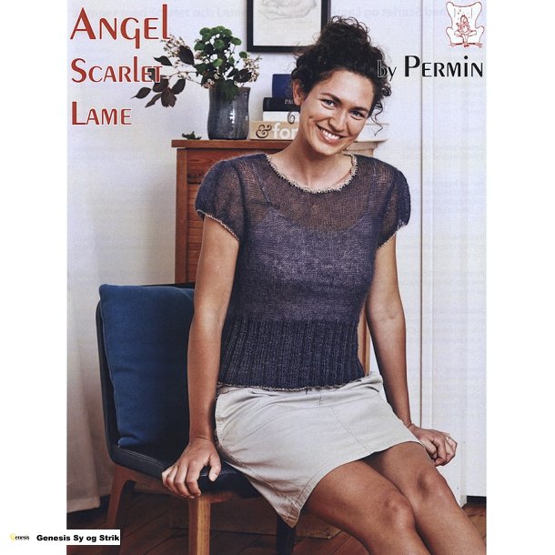 Bluse med Scarlet og Lam&eacute;