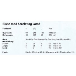 Bluse med Scarlet og Lam&eacute;
